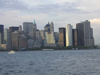 New York boat Woolworth Green Roof