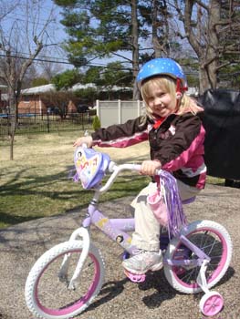 Meghan new bike